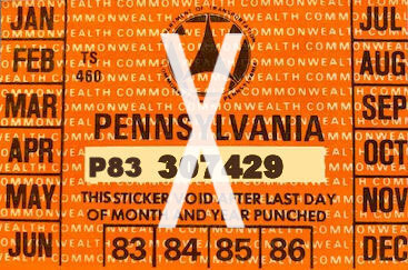 (image for) 1983-1986 Pennsylvania Inspection Sticker